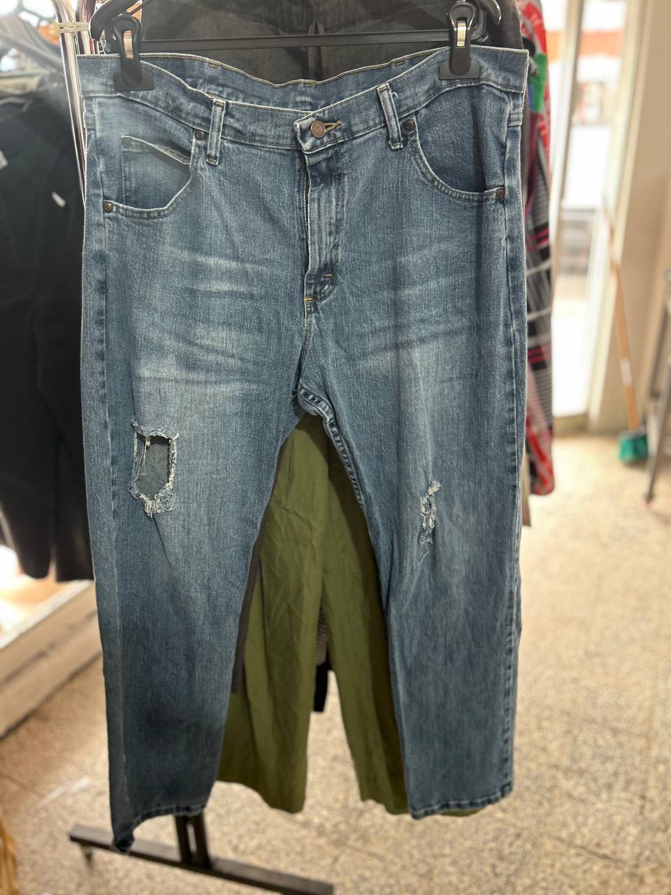 Jean Wrangler Azul de Hombre