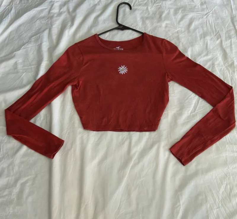 Blusa Hollister Marrón de Mujer