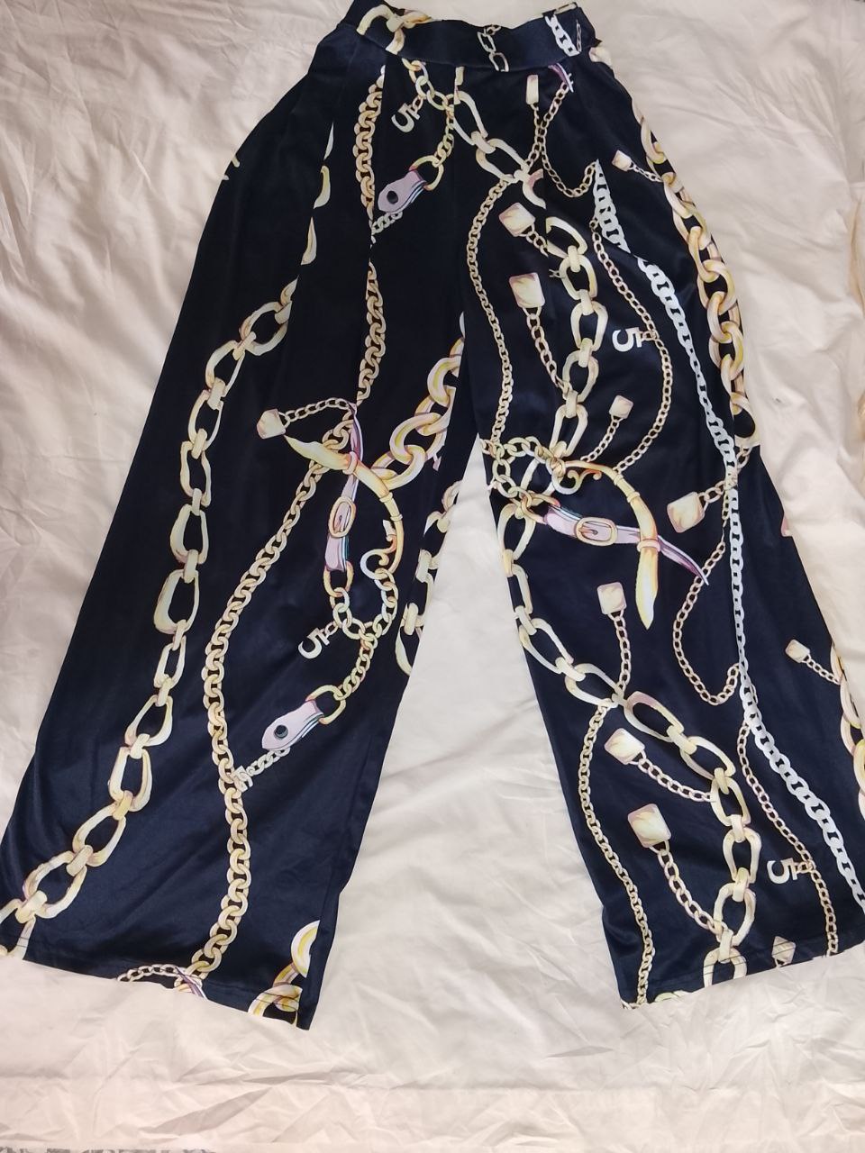 Pantalón Negro con Dorado de Mujer