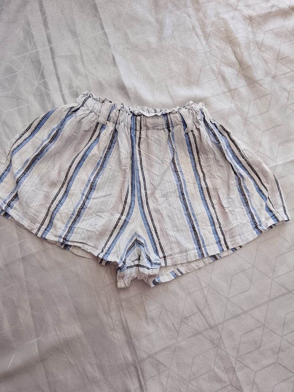 Pantalón Bebop Rayas Blanco Azul Negro de Mujer