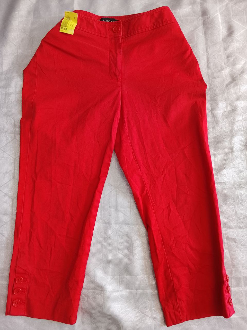 Pantalón Talbots Rojo de Mujer