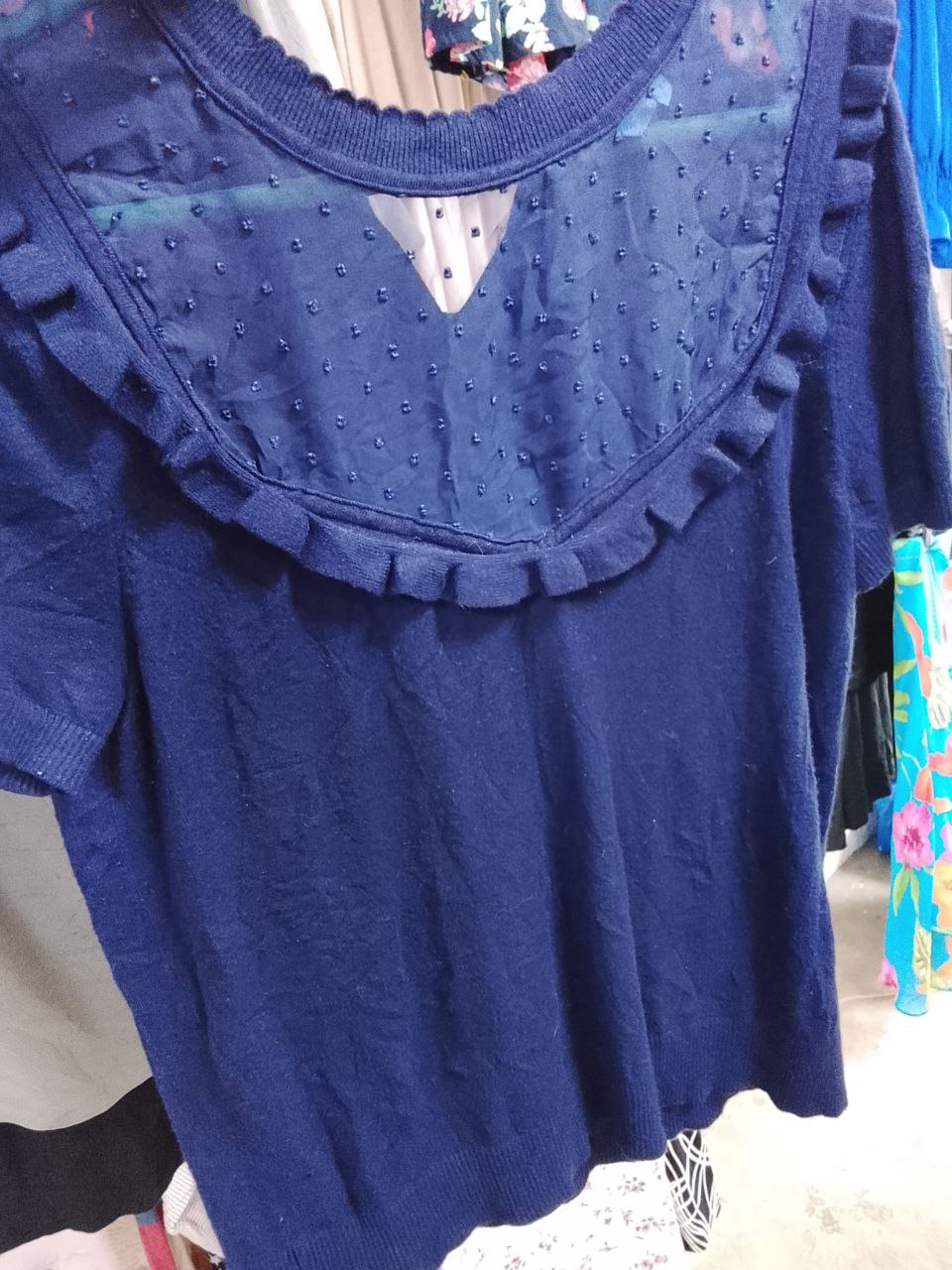 Blusa Draper James Azul Marino de Mujer