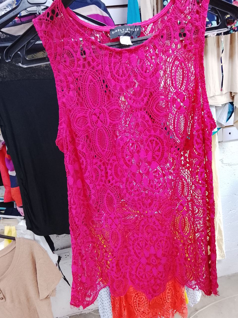 Blusa Simple Fucsia de Mujer
