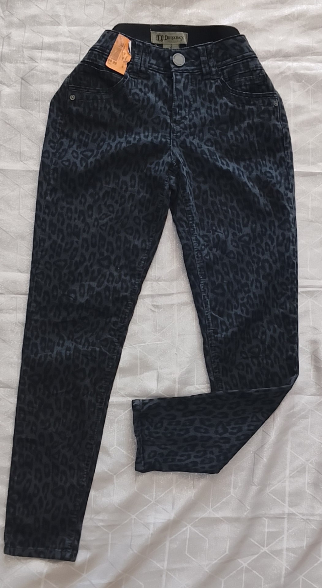Pantalón Democracy Gris con Negro de Mujer