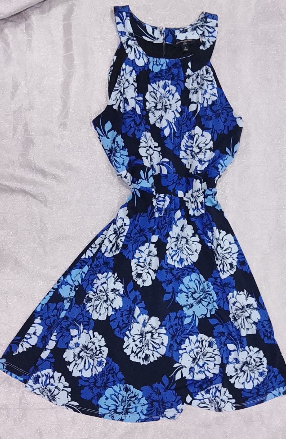 Vestido Banana Republic Flores Azules de Mujer