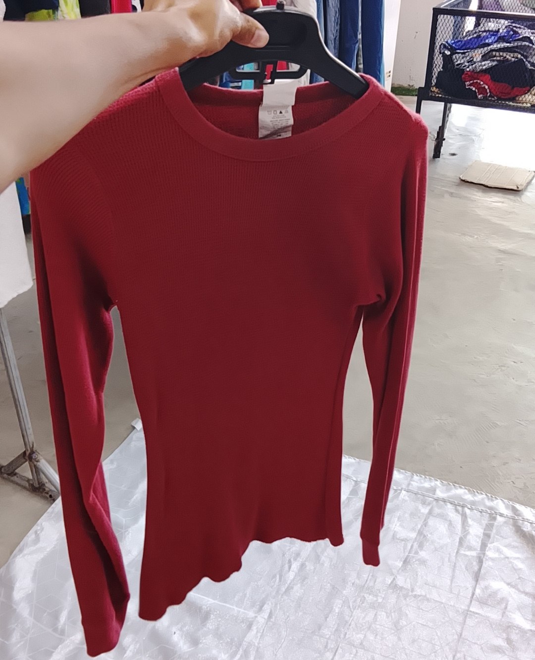Abrigo BI Rojo Vino de Mujer