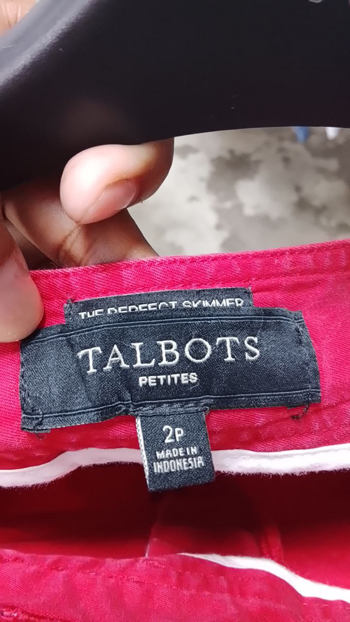 Pantalón Talbots Rojo de Mujer